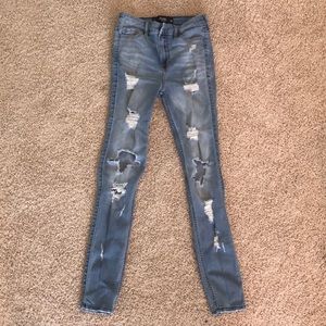 Hollister Super Skinny High Riss Jeans